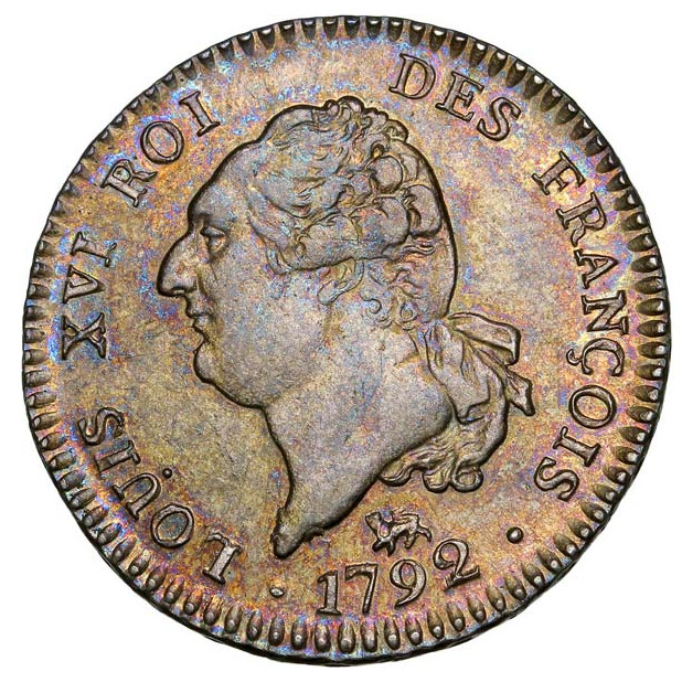 Discovery of portrait and die variants of the 30 Sols Louis XVI